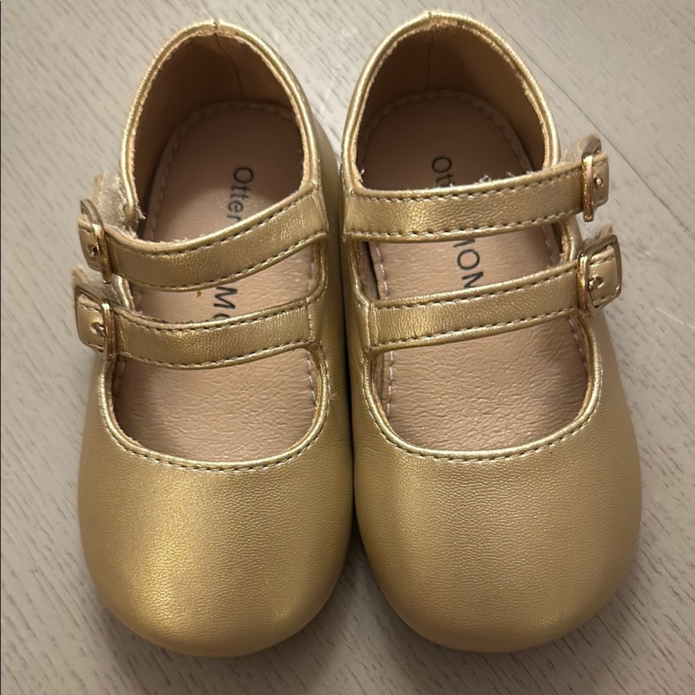 Gold Kids Shoes